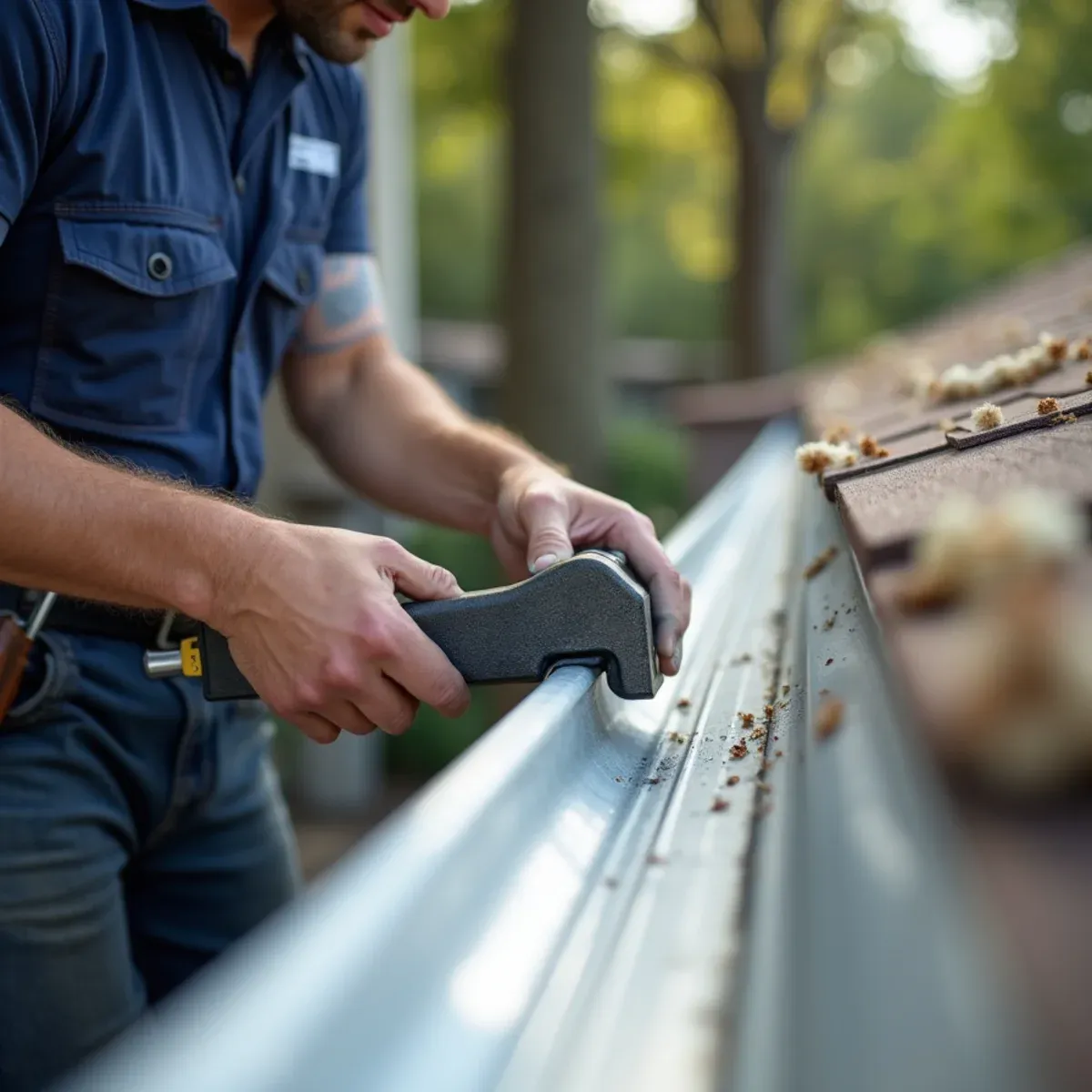 Hand-crimping and sealing stamped aluminum end cap with commercial tripolymer sealant bead