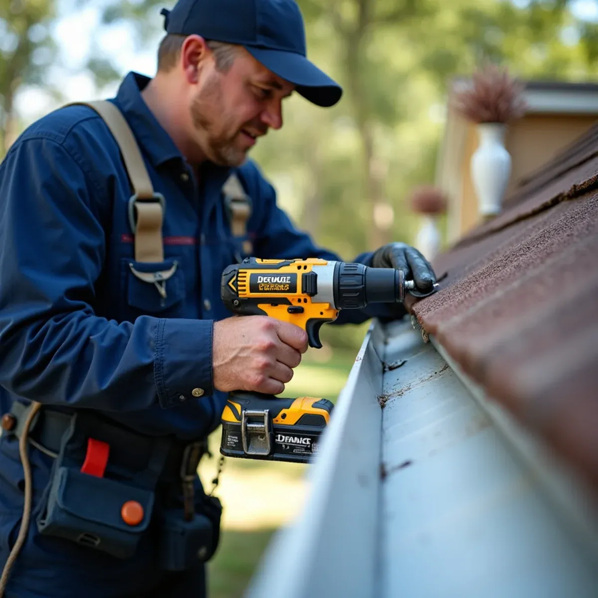 Replacing loose spikes with heavy-duty internal screw hangers biting into sound lumber