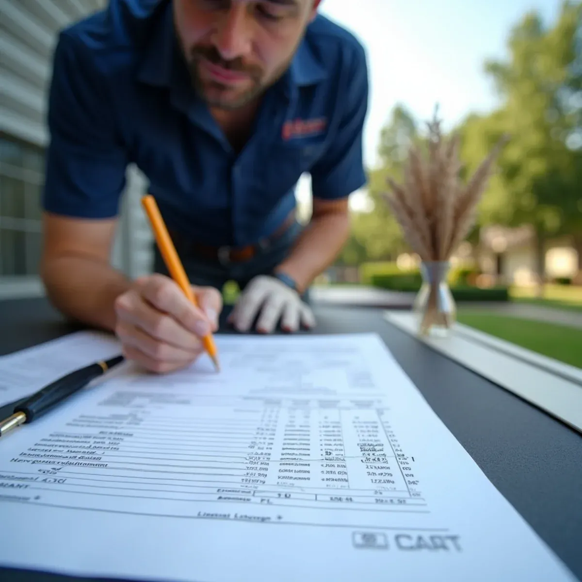 Clear transparent written proposal detailing aluminum gauge, hanger spacing, and miter sealants
